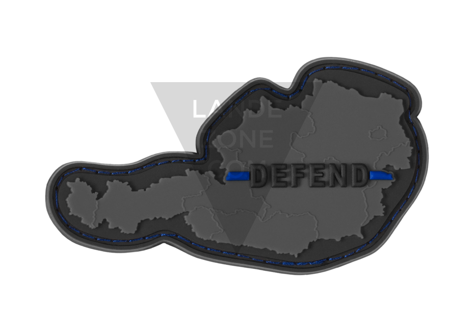 [P0004679] JTG DEFEND AUSTRIA RUBBER PATCH BLUE LINE