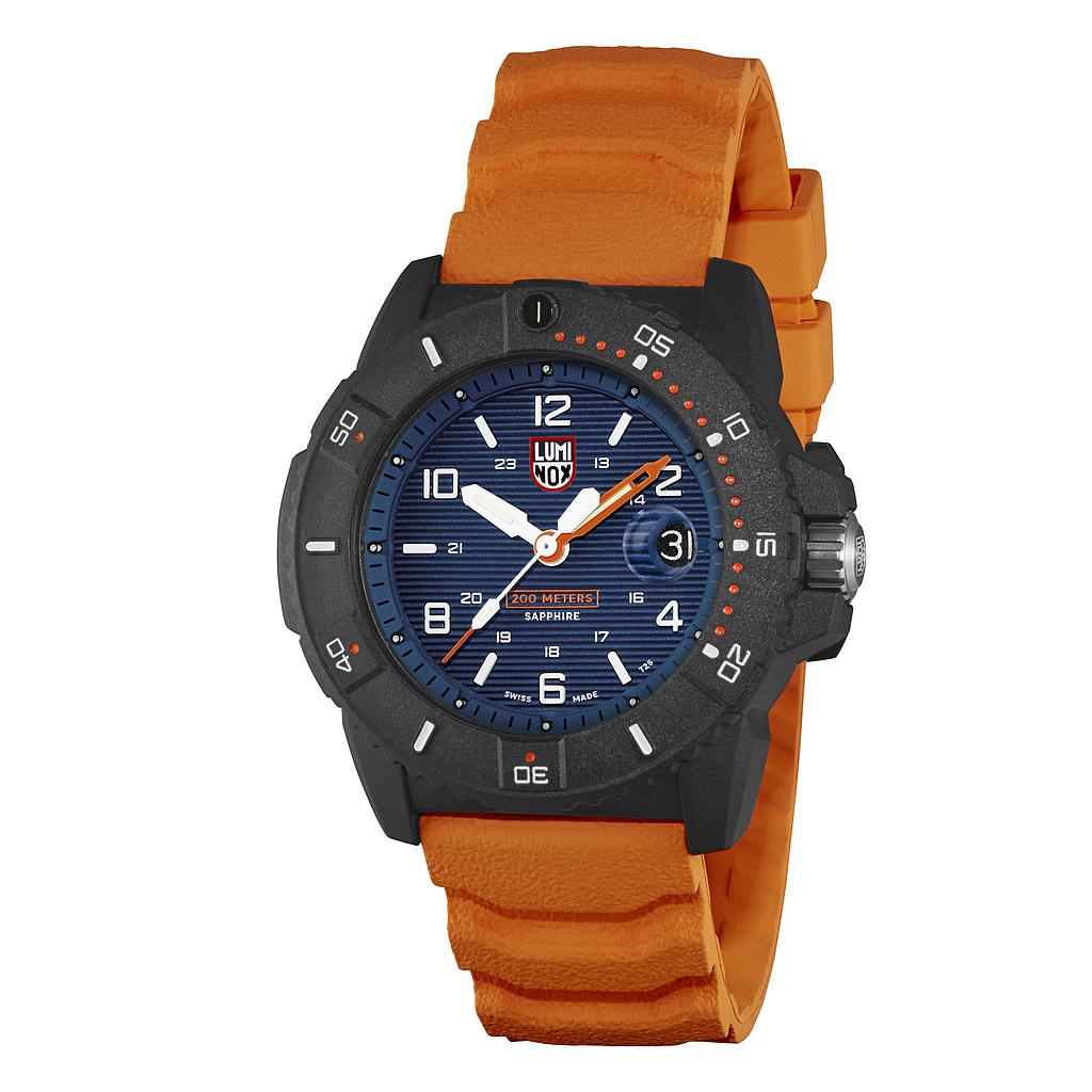 [P0005276] LUM 3603, BLUE/WHITE ORANGE NBR STRAP