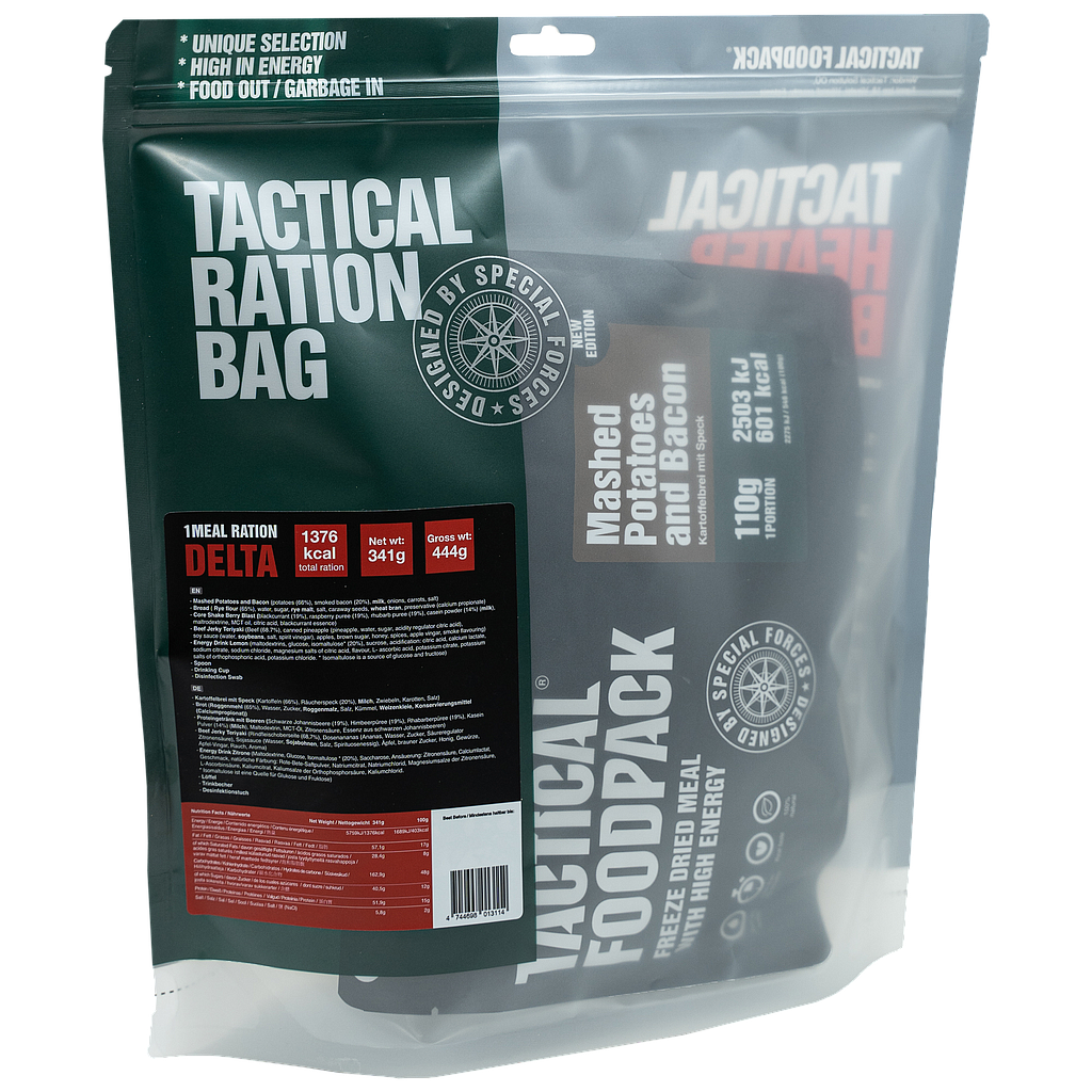 TACTICAL FOODPACK® 1 MEAL RATION DELTA 341G