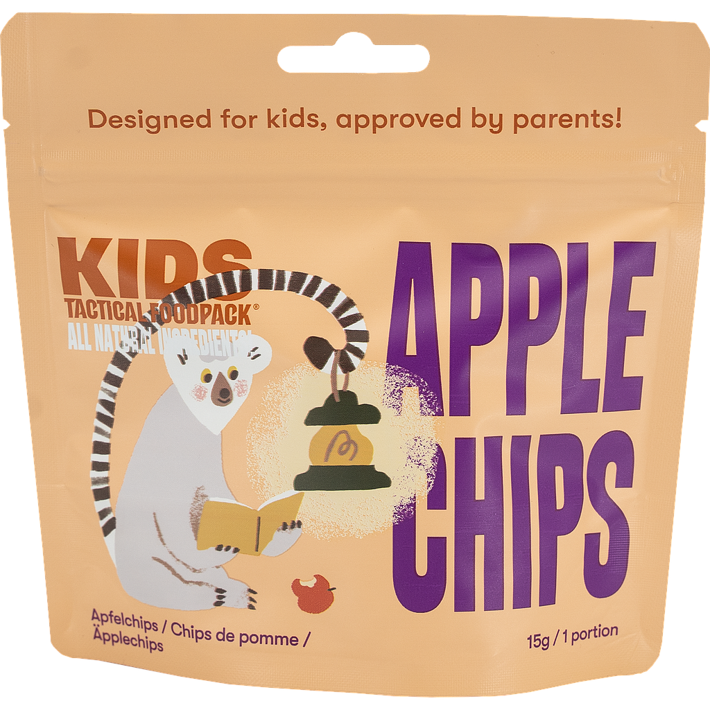 [P0008360] TACTICAL FOODPACK® KIDS APPLE CHIPS 15G