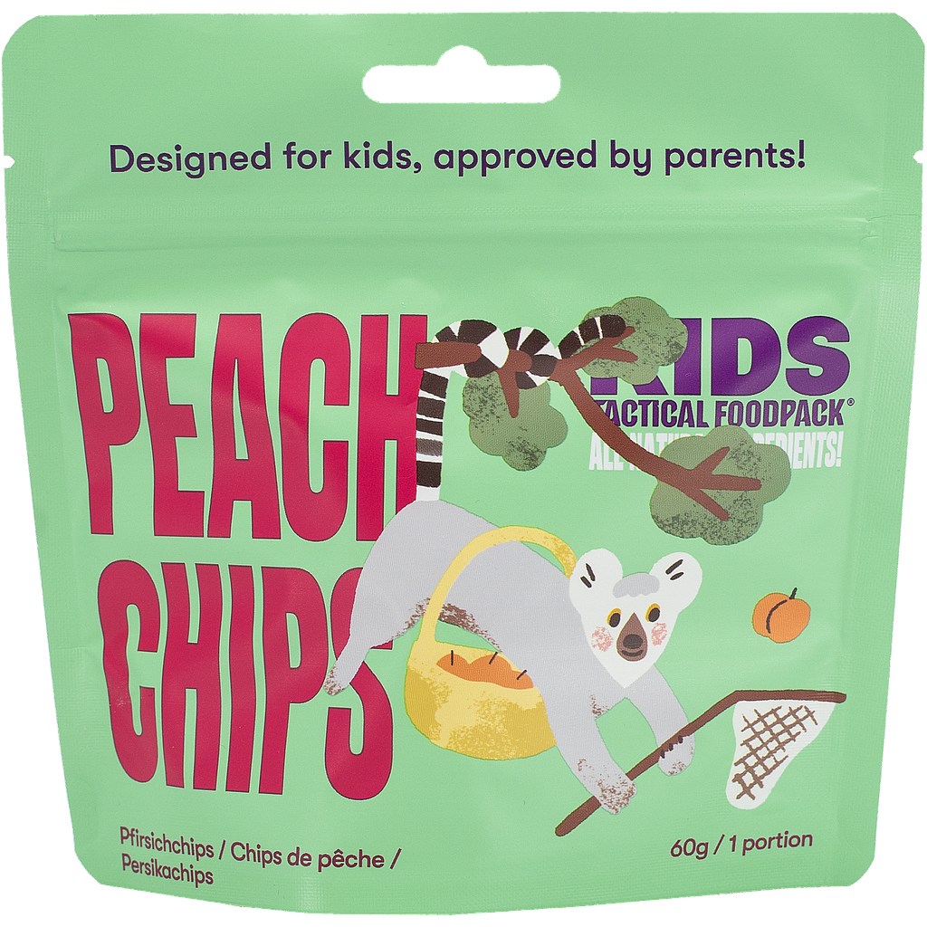 [P0008363] TACTICAL FOODPACK® KIDS PEACH CHIPS 15G