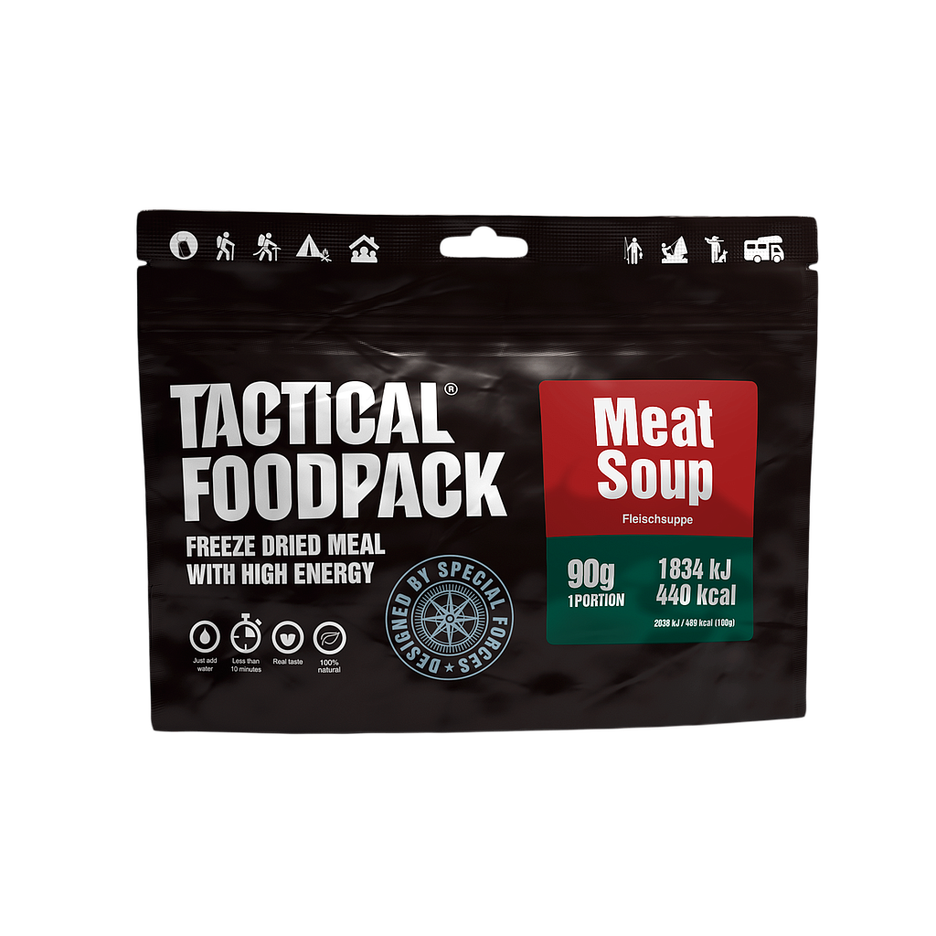 [P0008365] TACTICAL FOODPACK® MEAT SOUP 90G