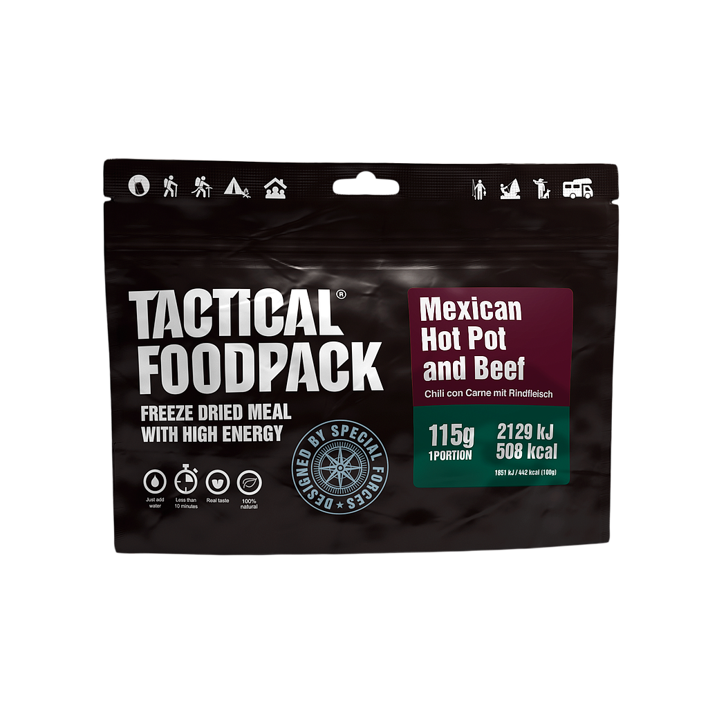 [P0008367] TACTICAL FOODPACK® MEXICAN HOT POT AND BEEF 115G