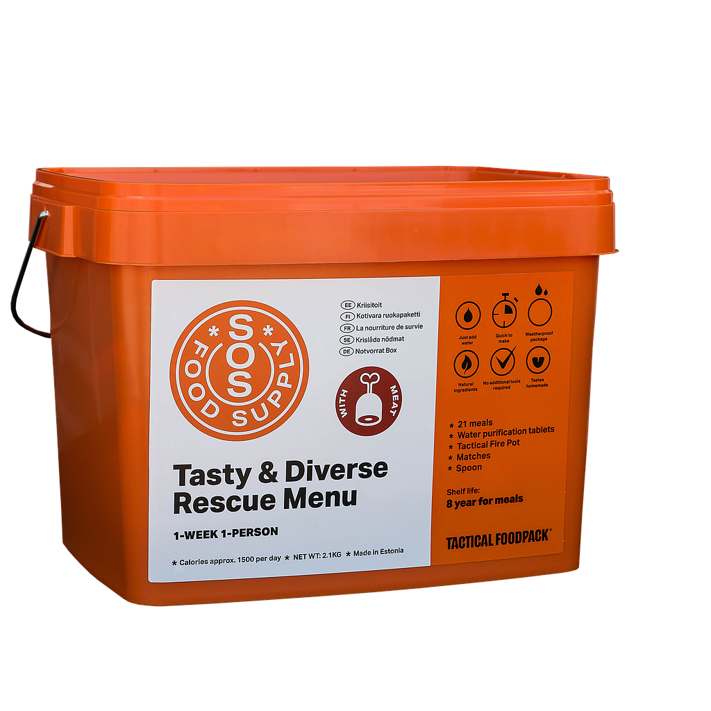 [P0008376] TACTICAL FOODPACK® SOS WITH MEAT 2100G