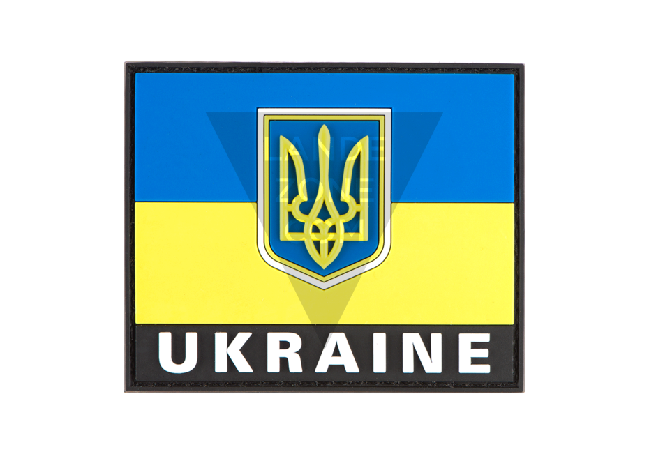 [P0009572] UKRAINE FLAG RUBBER PATCH