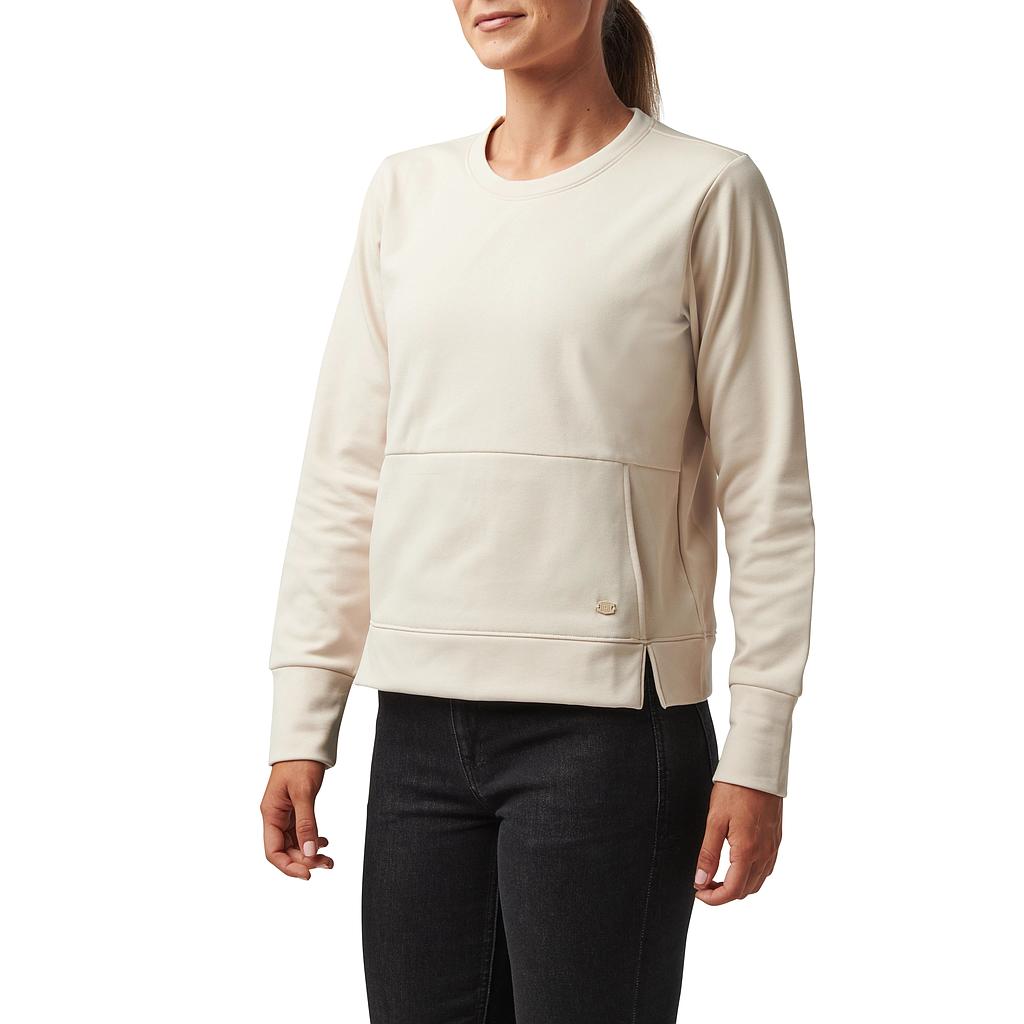 [P0020929-VANILLA-M] ELIZABETH CREW SWEATSHIRT