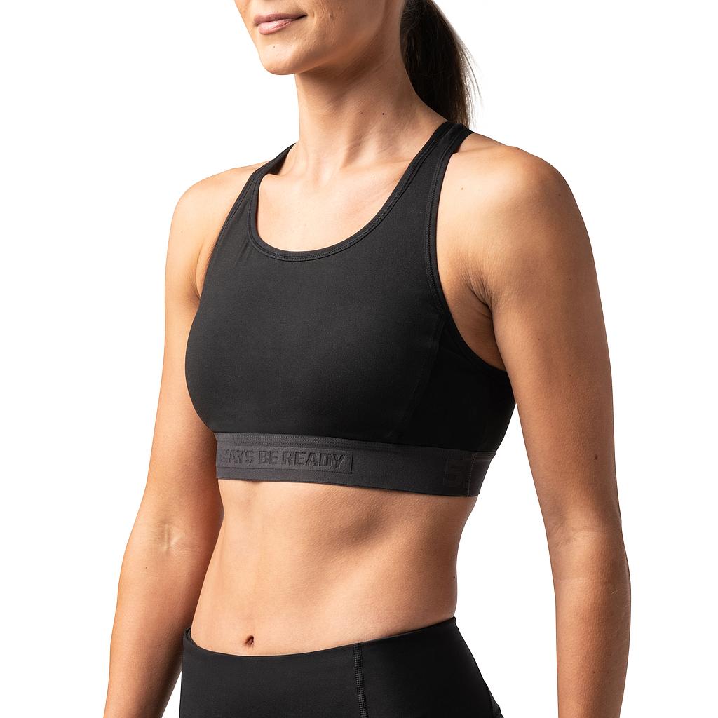 [P0021672-BLACK-S] PT-R VALENTINA SPORTS BRA (S)