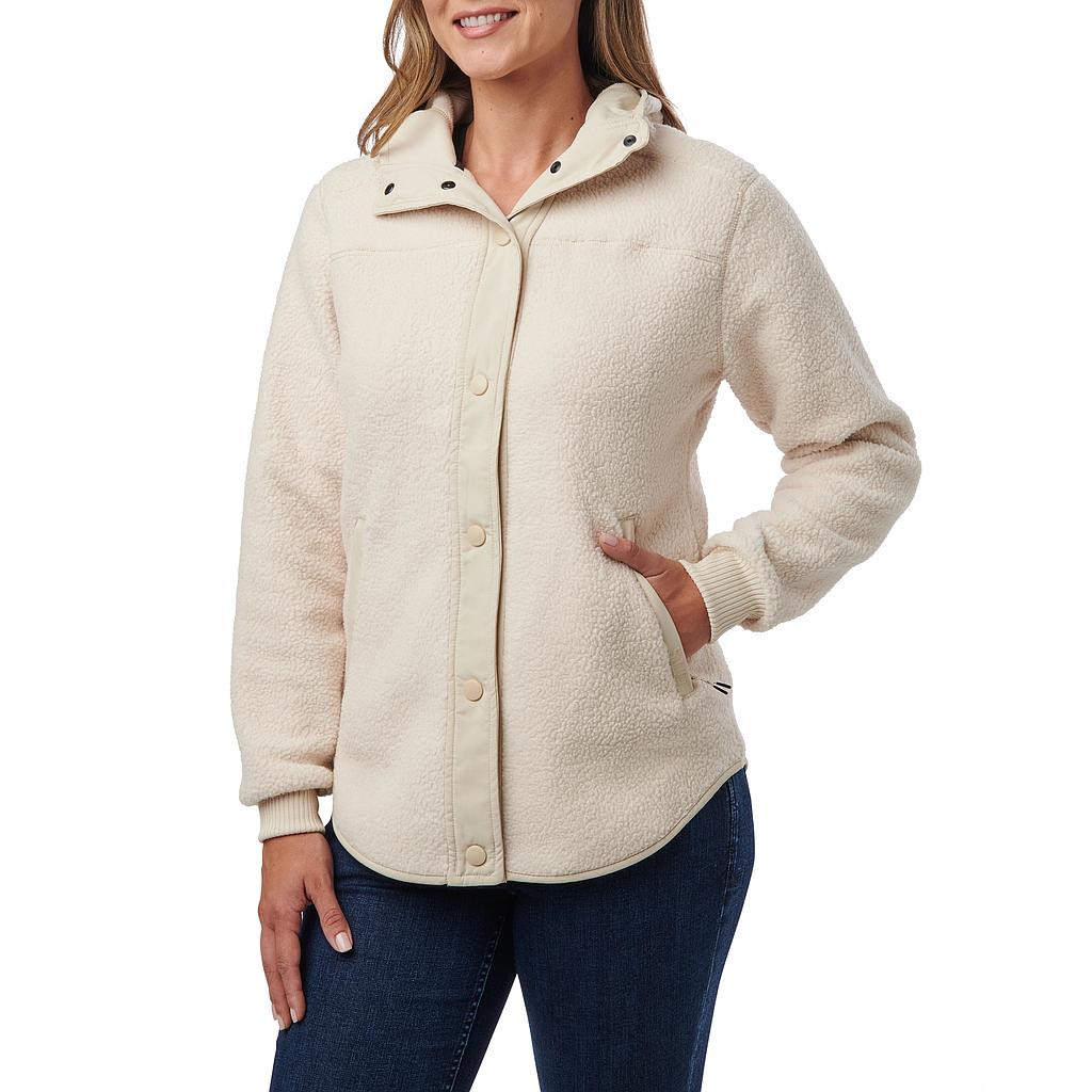 [P0021854-VOLCANIC-L] FRANCES FLEECE COAT (VOLCANIC, L)