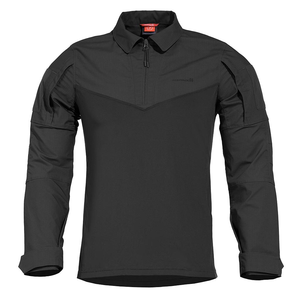 [P0024949-BLACK-L] RANGER TAC-FRESH SHIRT (L)