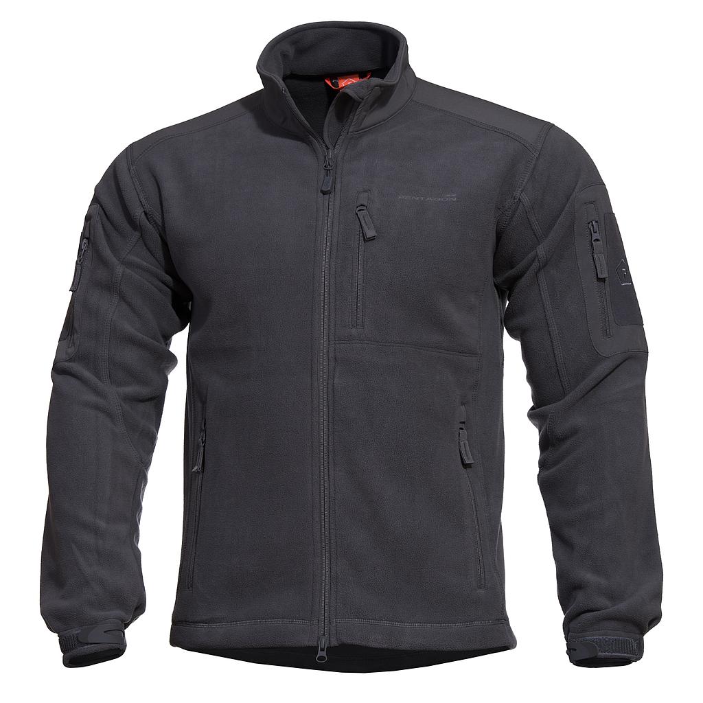 [P0024962-BLACK-3XL] PERSEUS FLEECE JACKET (3XL)