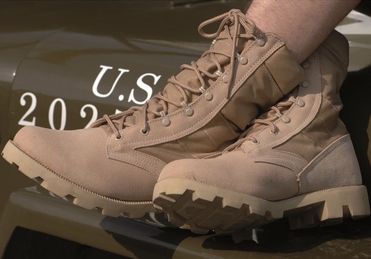 [P0026038-KHAKI-12] US DESERTSTIEFEL "SPEED LACE"